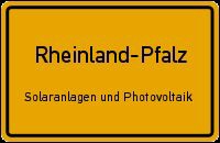 Rheinland-Pfalz Photovoltaik und Solarspeicher